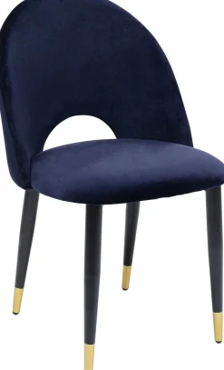 KARE Design Tuolit*Iris Velvet Tuoli Sininen (2/Setti)