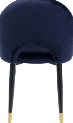 KARE Design Tuolit*Iris Velvet Tuoli Sininen (2/Setti)