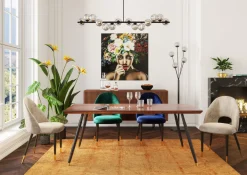 KARE Design Tuolit*Iris Velvet Tuoli Sininen (2/Setti)