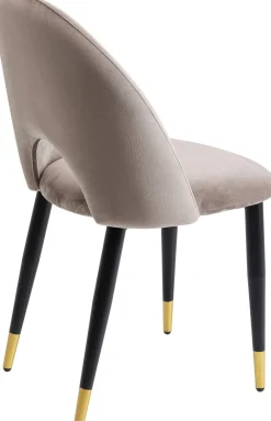 KARE Design Tuolit*Iris Velvet Tuoli Taupe (2/Setti)