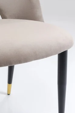 KARE Design Tuolit*Iris Velvet Tuoli Taupe (2/Setti)