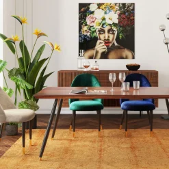 KARE Design Tuolit*Iris Velvet Tuoli, Vihreä