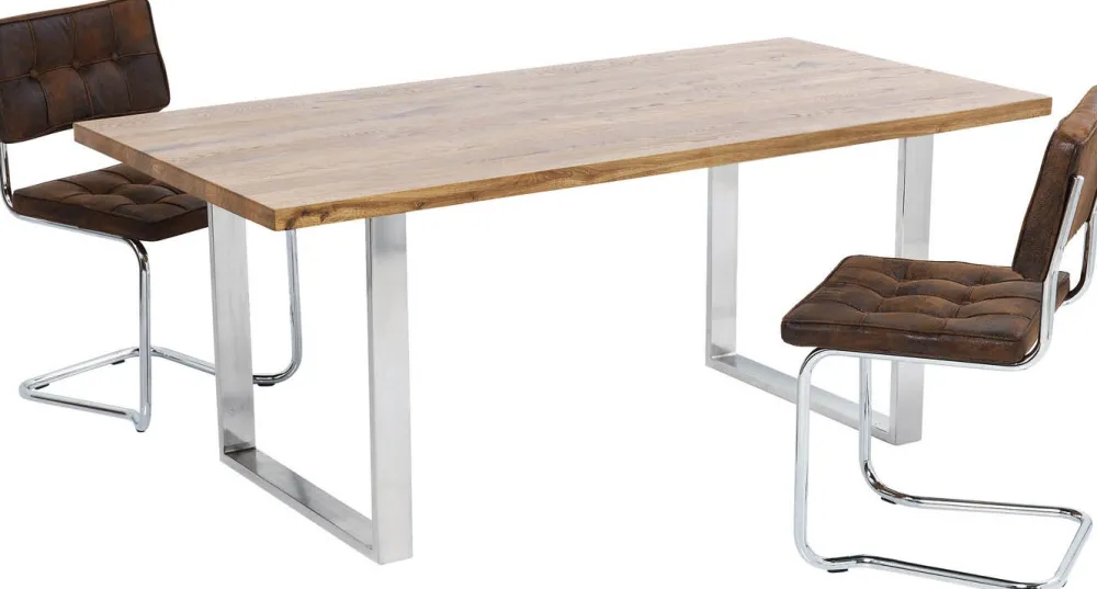 KARE Design Pöydät*Jackie Pöytä Tammi/kromi 160x80cm