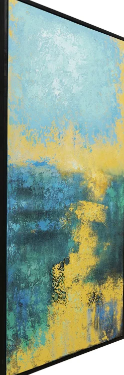 KARE Design Taulut|Olohuone*Jardin Canvastaulu Sininen 125x215 Cm