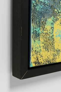 KARE Design Taulut|Olohuone*Jardin Canvastaulu Sininen 125x215 Cm