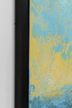 KARE Design Taulut|Olohuone*Jardin Canvastaulu Sininen 125x215 Cm