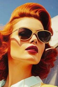 KARE Design Taulut*Jetset Lean Lady LED Kehystetty Taulu 120x80cm