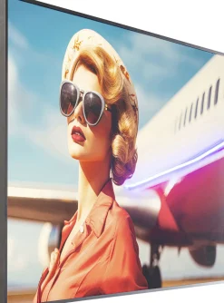 KARE Design Taulut|Olohuone*Jetset Pose Lady LED Kehystetty Taulu 120x80cm