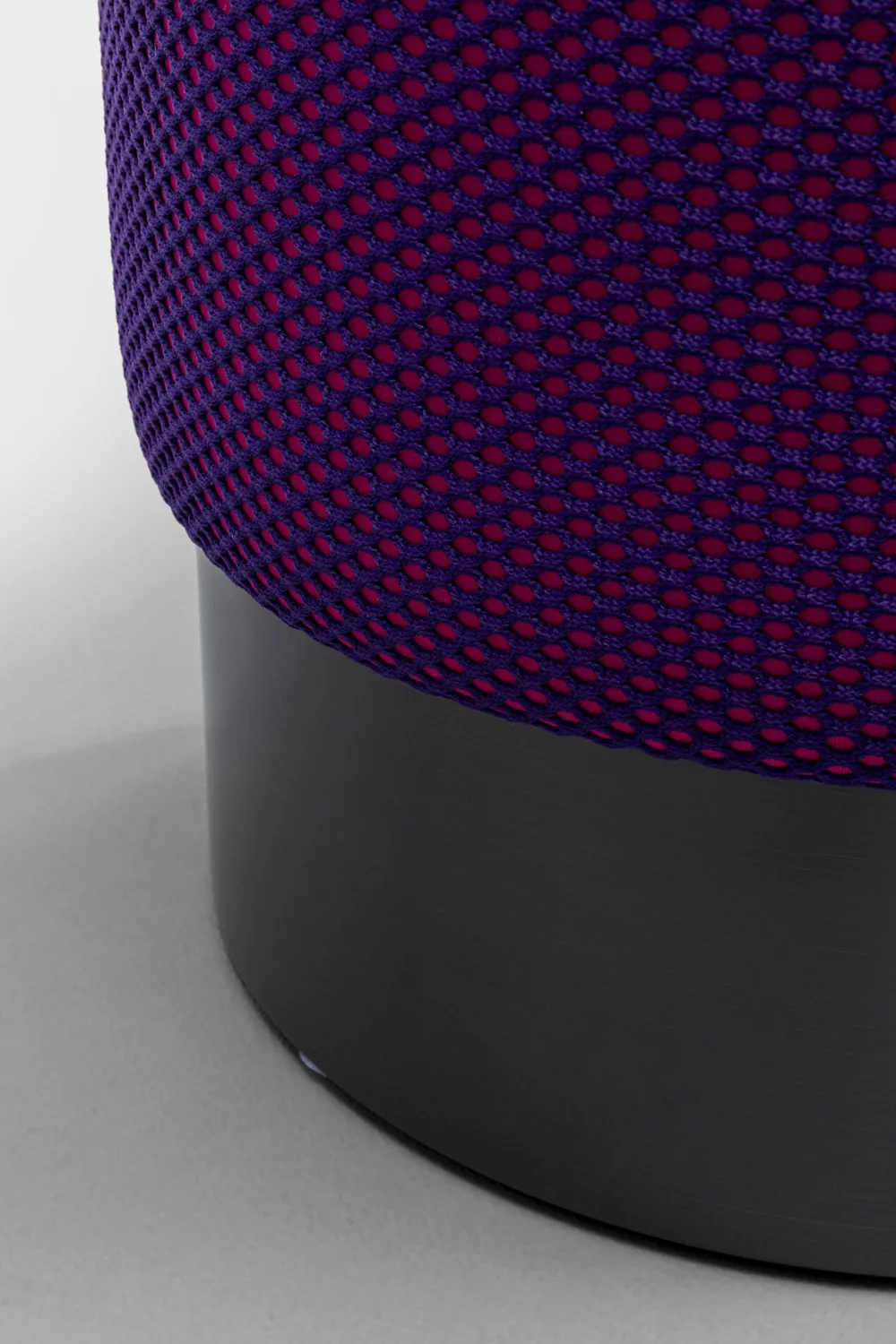 KARE Design Rahit Ja Jakkarat*Jody Jakkara, Palli Violetti Verkkoverhoilu/musta Ø35cm