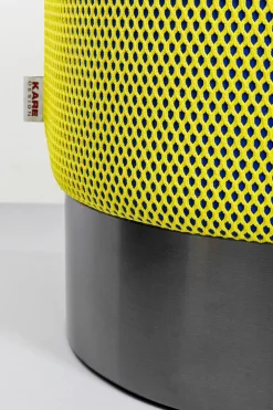 KARE Design Rahit Ja Jakkarat*Jody Rahi, Palli, Kelta-musta, Kiiltävä Musta Ø35cm