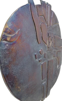 KARE Design Seinäkoristeet*Kala Antique Anthracite Seinäkoriste Ø45cm