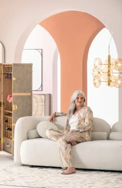 KARE Design Sohvat|Olohuone*Kelly Boucle Sohva, 3-istuttava, 225cm