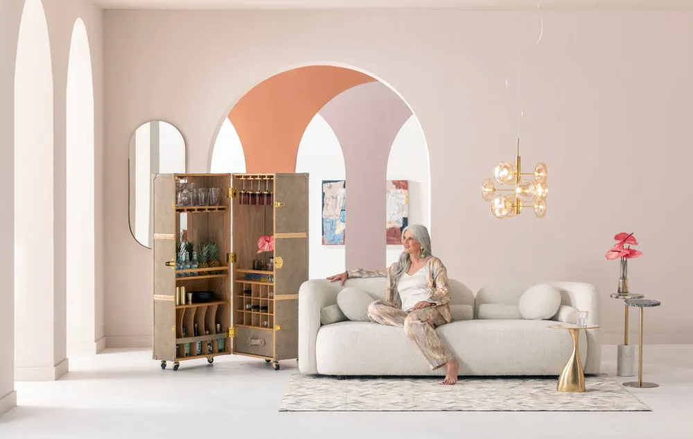 KARE Design Sohvat|Olohuone*Kelly Boucle Sohva, 3-istuttava, 225cm