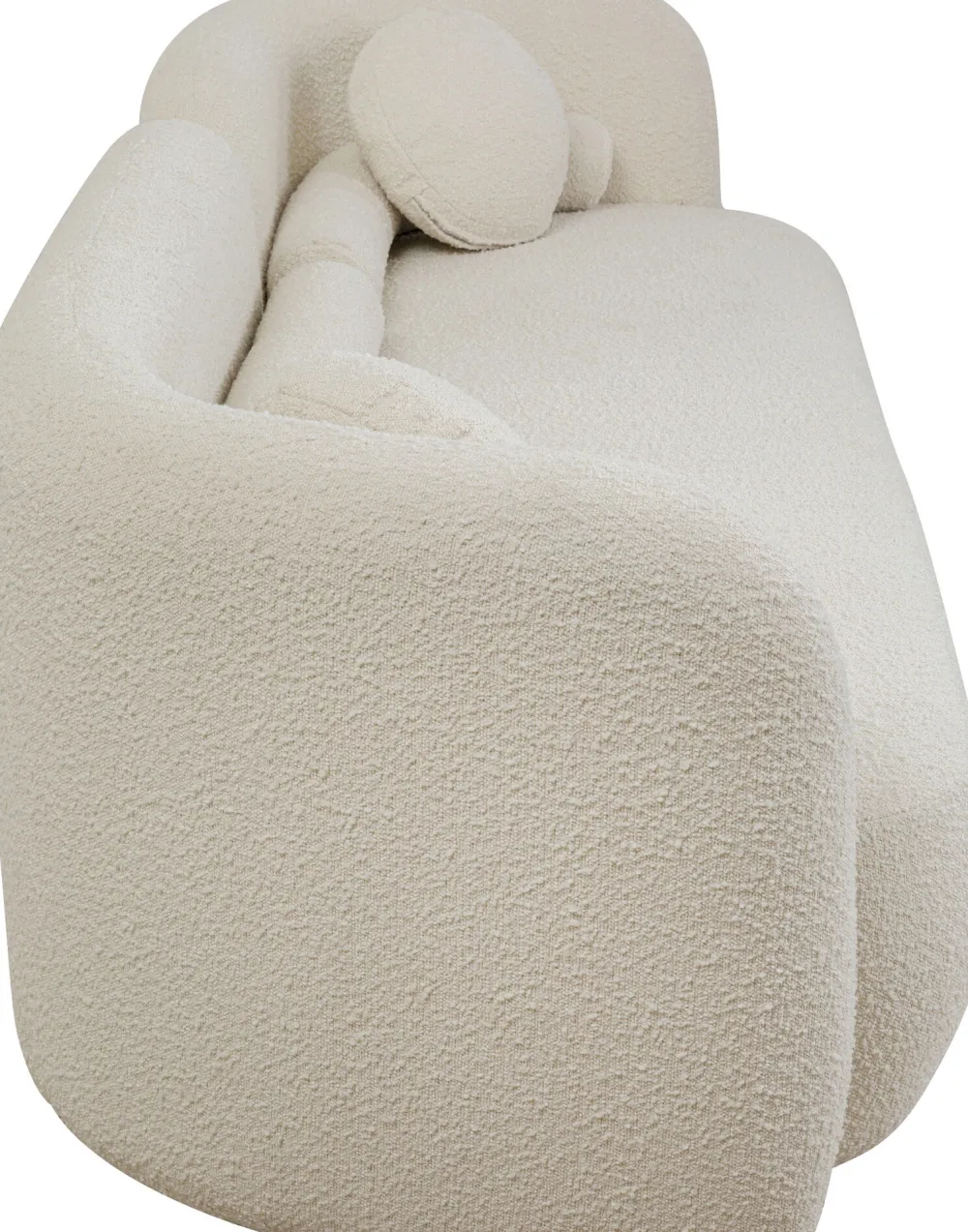 KARE Design Sohvat|Olohuone*Kelly Boucle Sohva, 3-istuttava, 225cm