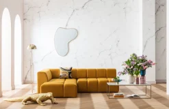 KARE Design Sohvapöydät|Olohuone*Key West Sohvapöytä, Kulta 120x60cm