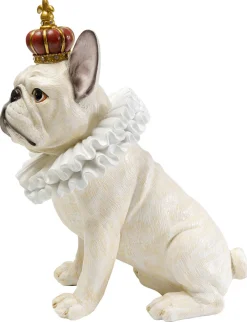 KARE Design Koriste-Esineet*King Dog Koira Koriste-esine, Valkoinen 33cm