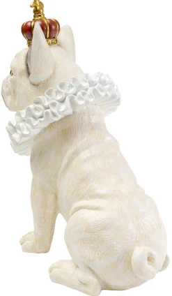 KARE Design Koriste-Esineet*King Dog Koira Koriste-esine, Valkoinen 33cm