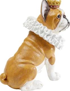 KARE Design Koriste-Esineet*King Dog Koira Koriste-esine, Ruskea 29cm