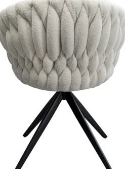 KARE Design Tuolit*Knot Boucle Kääntyvä Tuoli Käsinojilla