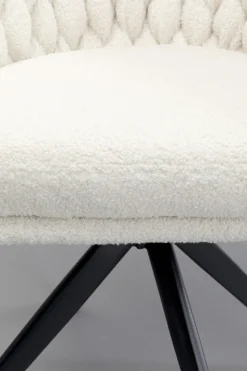 KARE Design Tuolit*Knot Boucle Kääntyvä Tuoli Käsinojilla