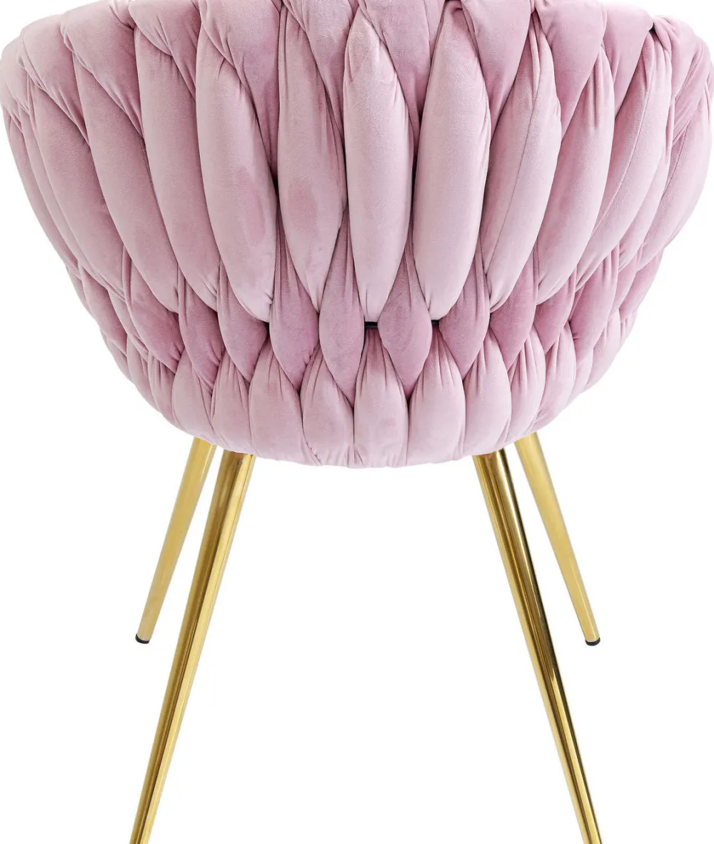 KARE Design Tuolit*Knot Tuoli Käsinojilla, Mauve