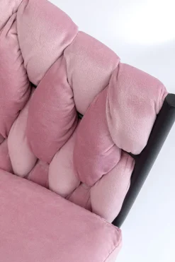 KARE Design Tuolit*Knot Tuoli Käsinojilla, Mauve