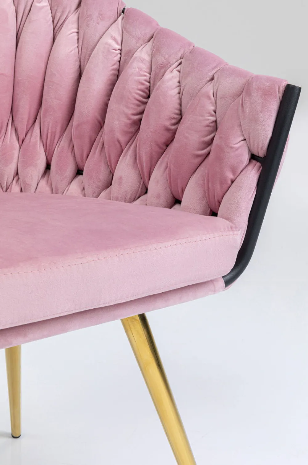 KARE Design Tuolit*Knot Tuoli Käsinojilla, Mauve