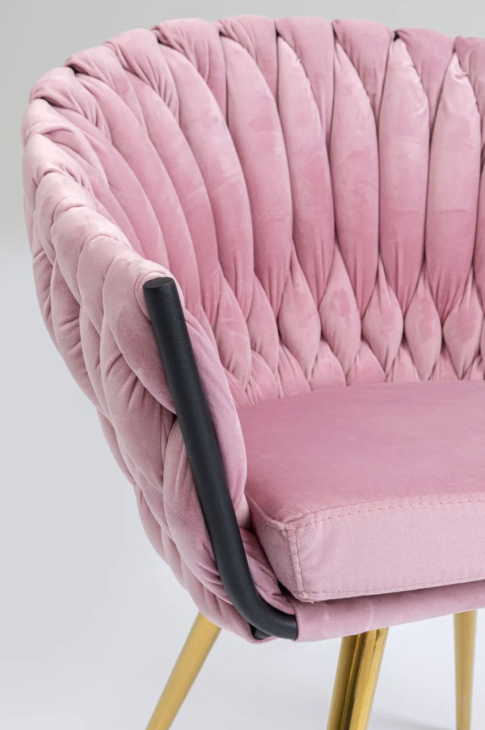 KARE Design Tuolit*Knot Tuoli Käsinojilla, Mauve