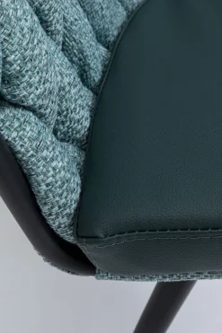 KARE Design Tuolit*Knot Tuoli Käsinojilla, Sinivihreä