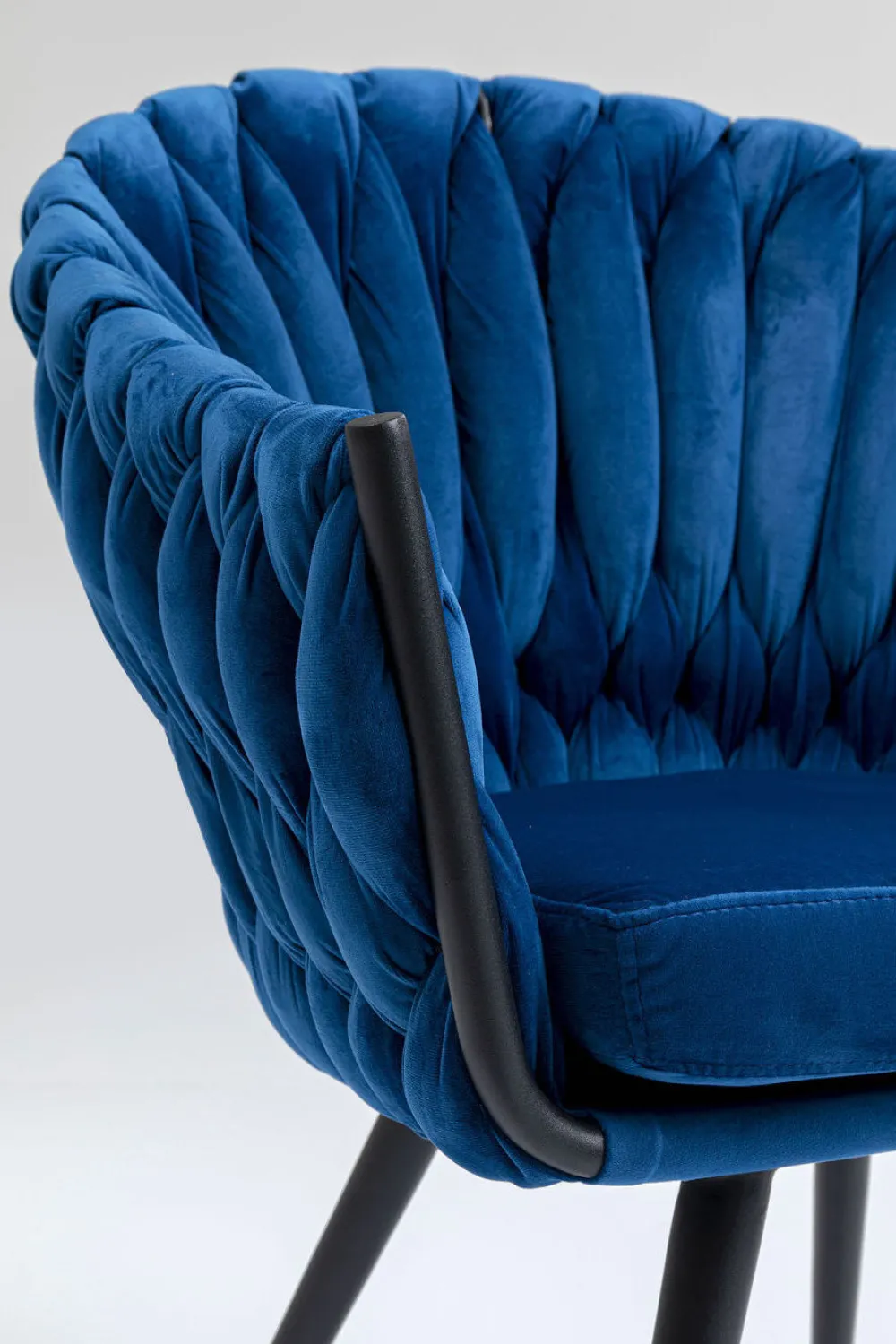 KARE Design Tuolit*Knot Tuoli Käsinojilla, Sininen