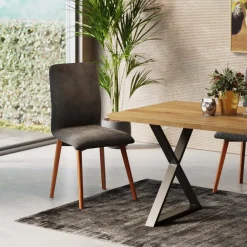 KARE Design Tuolit*Lara Tuoli, Vakosamettia, Harmaa