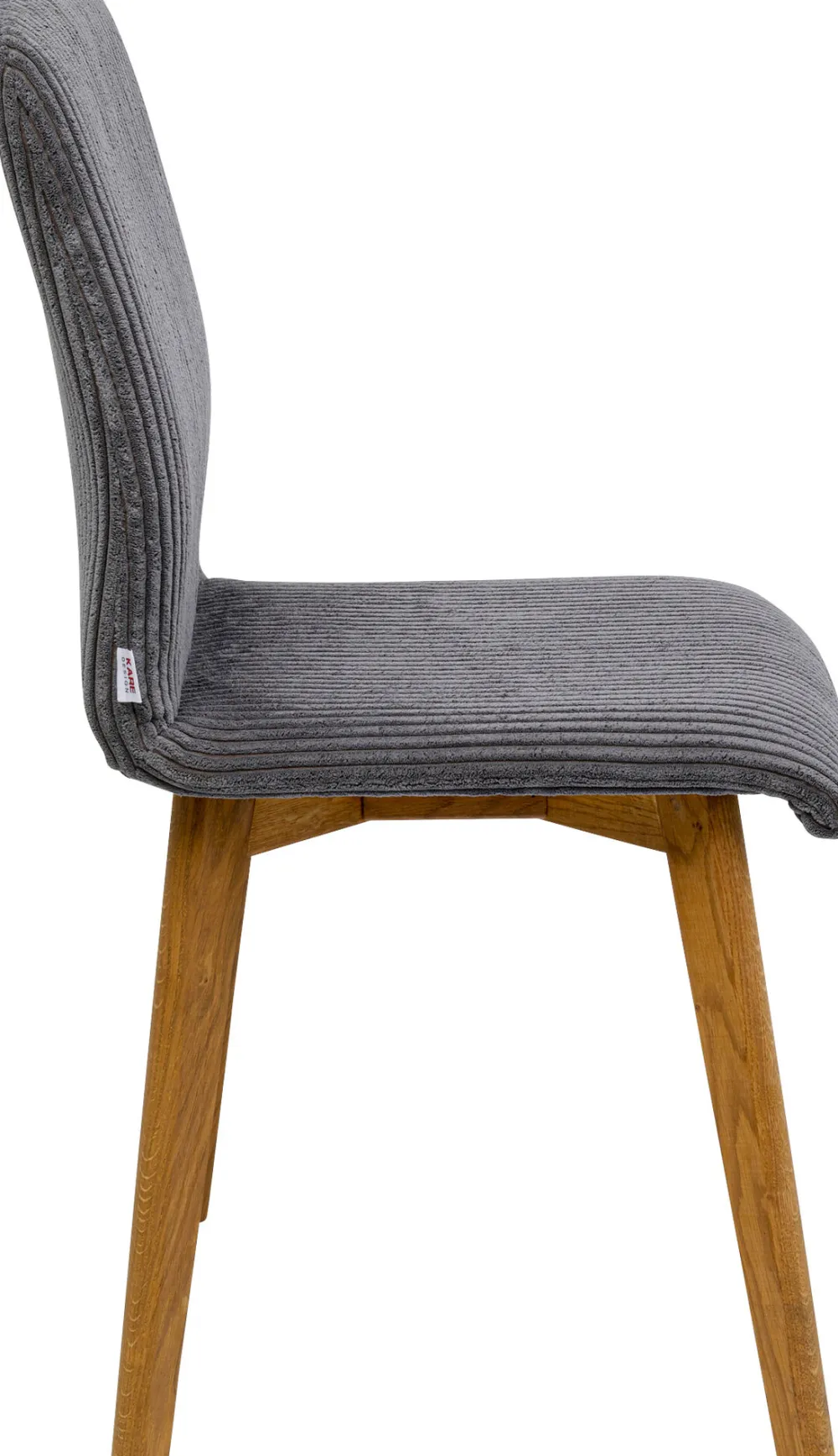 KARE Design Tuolit*Lara Tuoli, Vakosamettia, Harmaa