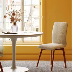 KARE Design Tuolit*Lara Tuoli, Vakosamettia, Kermanvärinen