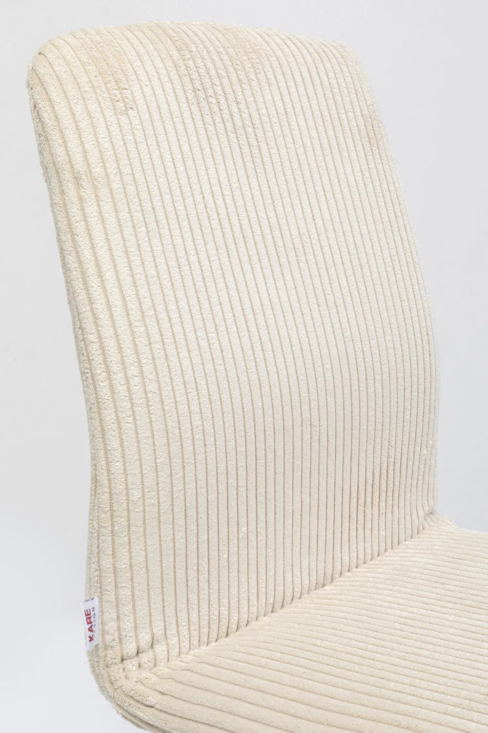 KARE Design Tuolit*Lara Tuoli, Vakosamettia, Kermanvärinen