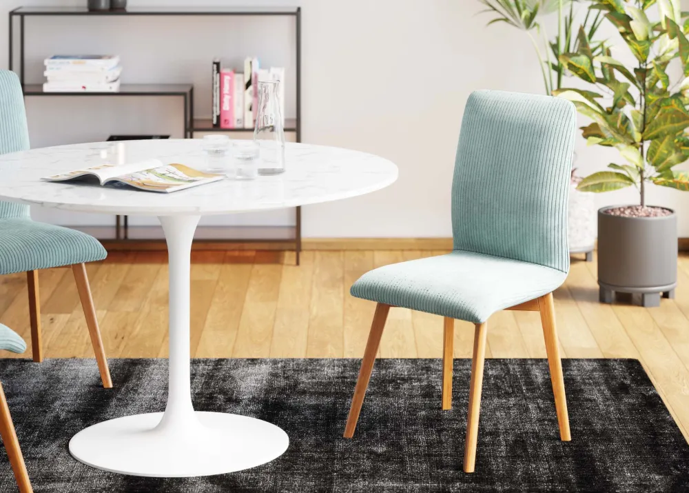 KARE Design Tuolit*Lara Tuoli, Vakosamettia, Sininen