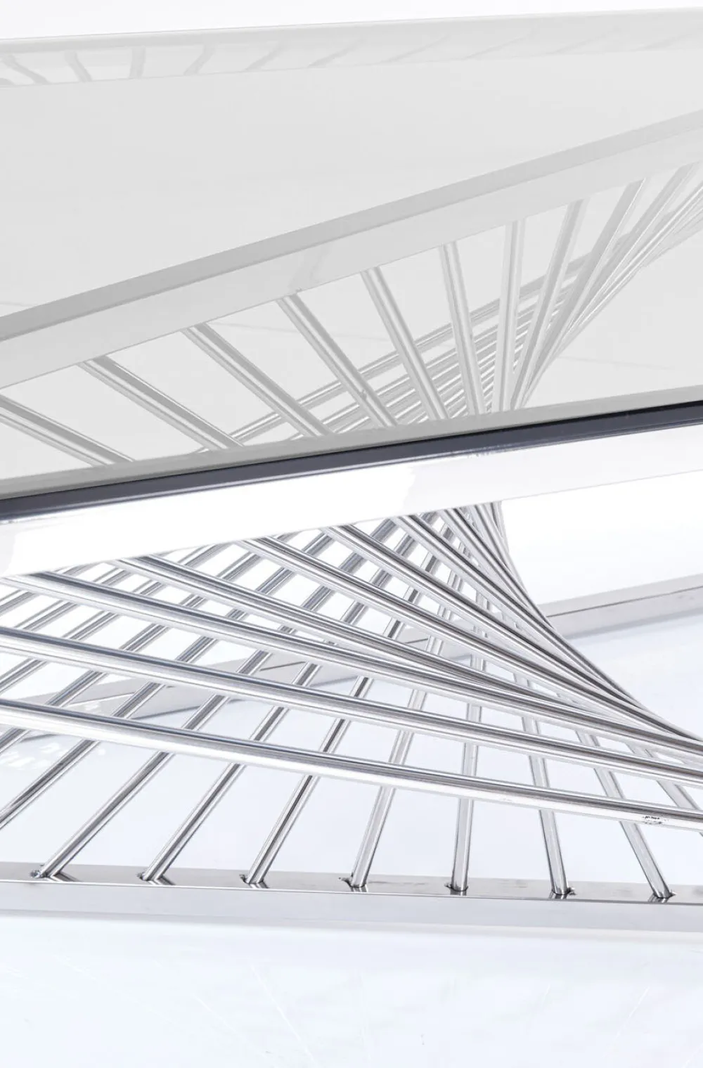 KARE Design Sohvapöydät*Laser Sohvapöytä - Hopea, Kirkas Lasi 120x60cm