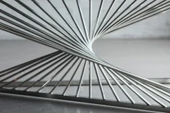 KARE Design Sohvapöydät*Laser Sohvapöytä - Hopea, Kirkas Lasi 120x60cm