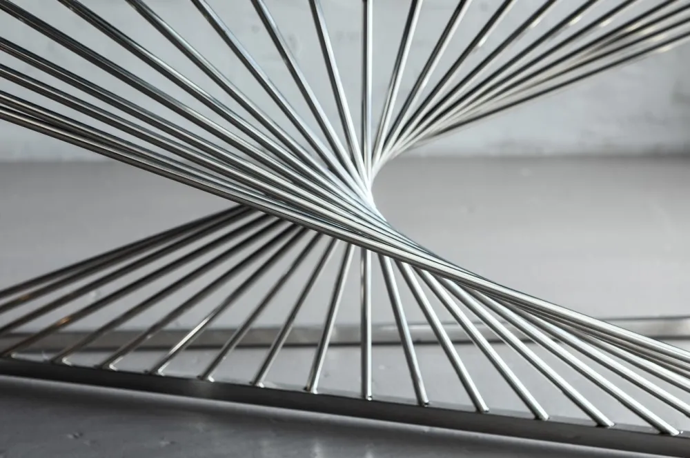 KARE Design Sohvapöydät*Laser Sohvapöytä - Hopea, Kirkas Lasi 120x60cm