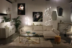 KARE Design Sohvapöydät*Laser Sohvapöytä Kulta, Kirkas Lasi 120x60cm