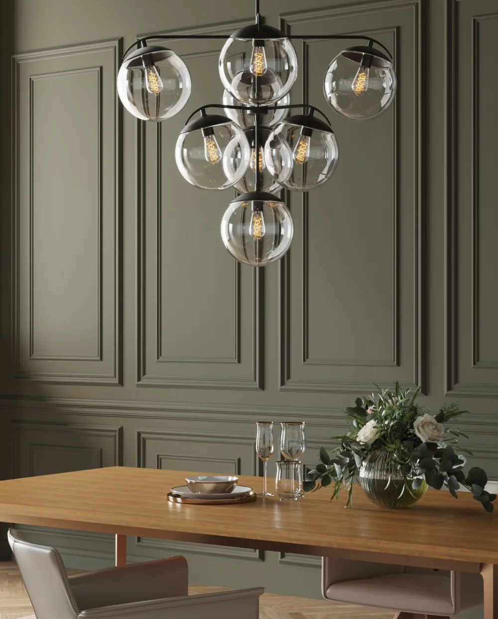 KARE Design Riippuvalaisimet*Lasmina Bunch Riippuvalaisin Ø91cm