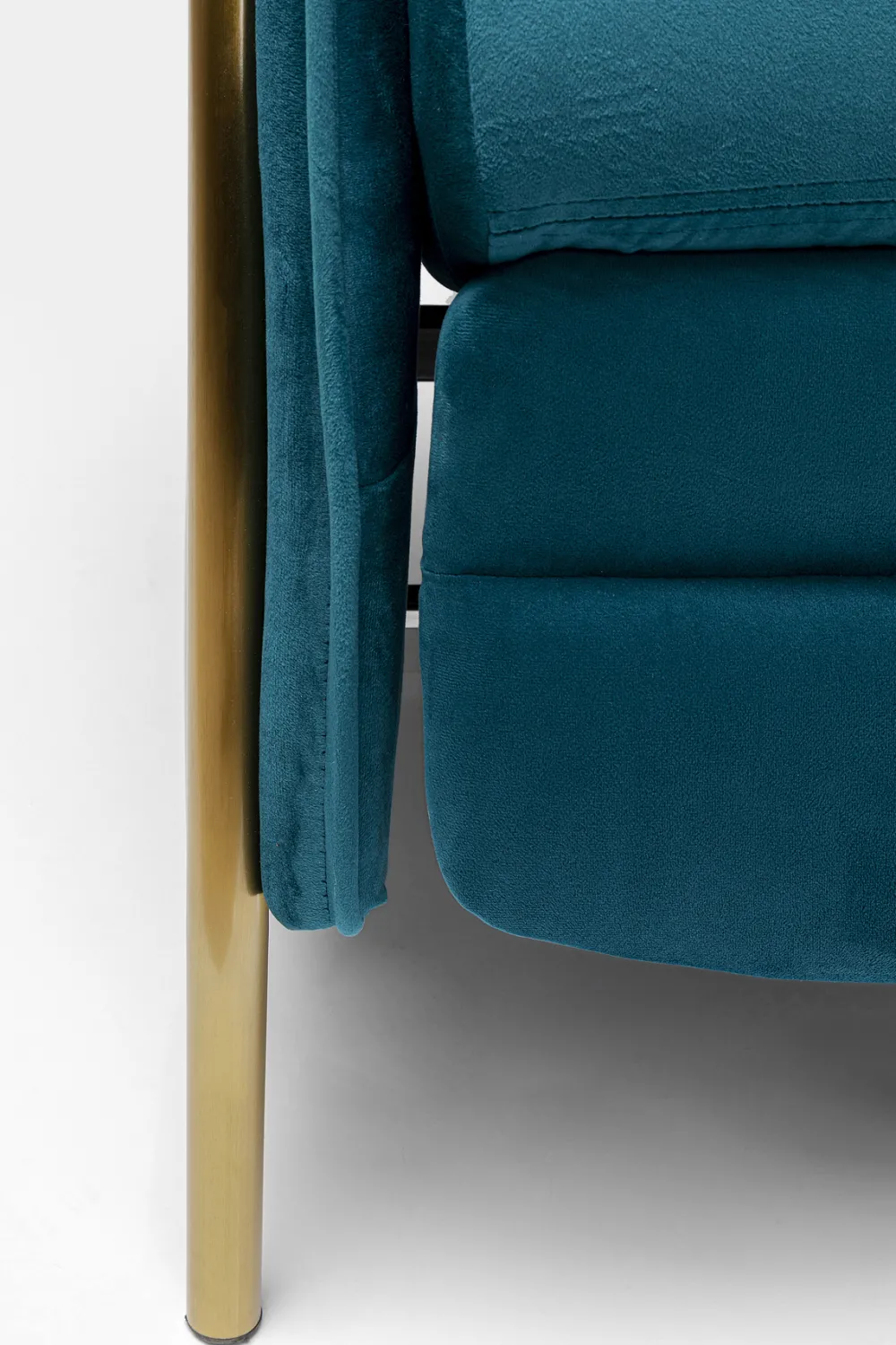 KARE Design Olohuone|Nojatuolit*Lazy Velvet Lepotuoli, Sininen