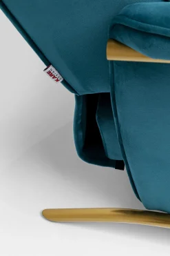 KARE Design Olohuone|Nojatuolit*Lazy Velvet Lepotuoli, Sininen