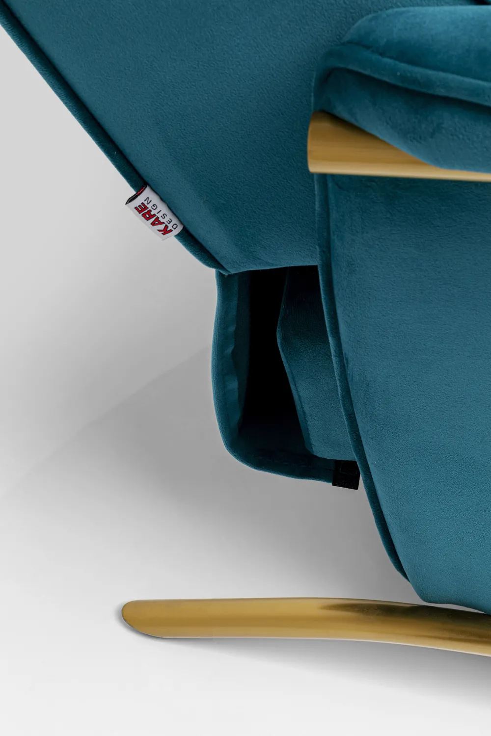 KARE Design Olohuone|Nojatuolit*Lazy Velvet Lepotuoli, Sininen