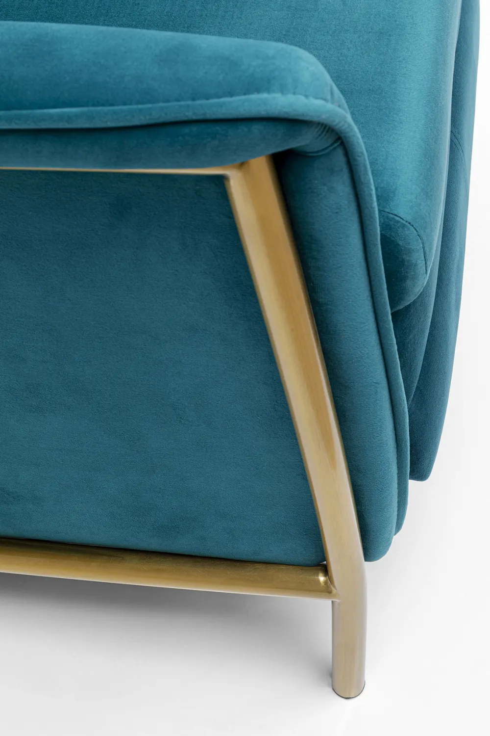KARE Design Olohuone|Nojatuolit*Lazy Velvet Lepotuoli, Sininen