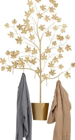 KARE Design Seinänaulakot*Leafline Seinänaulakko, Kulta 93cm