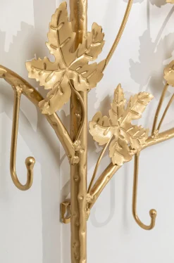 KARE Design Seinänaulakot*Leafline Seinänaulakko, Kulta 93cm