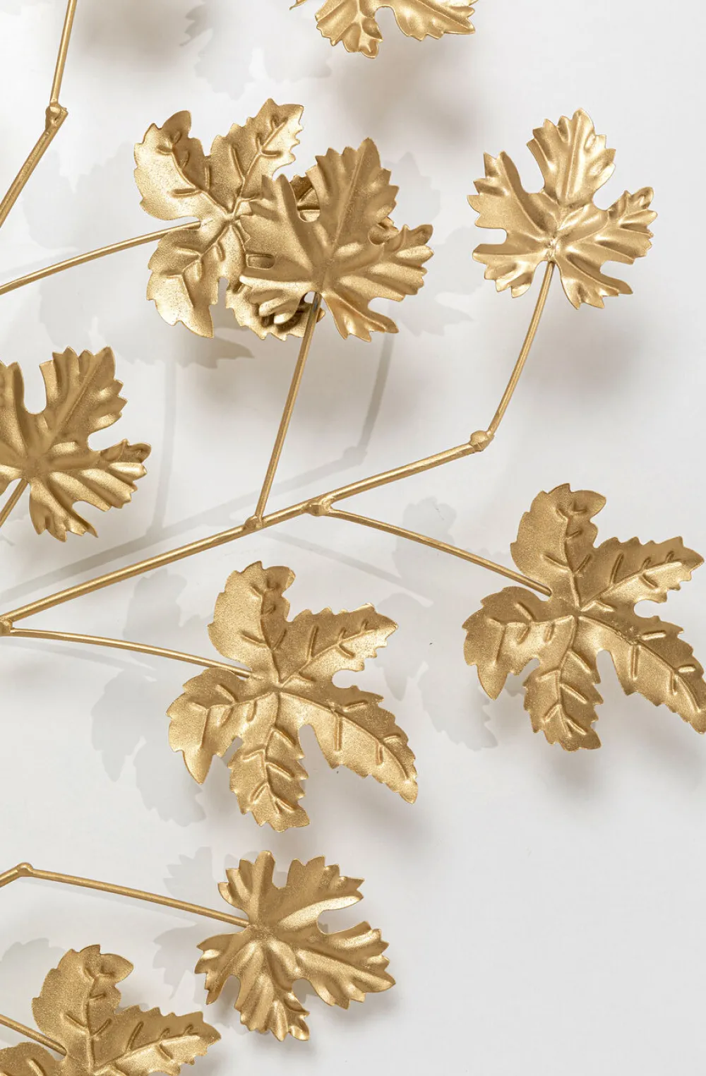 KARE Design Seinänaulakot*Leafline Seinänaulakko, Kulta 93cm