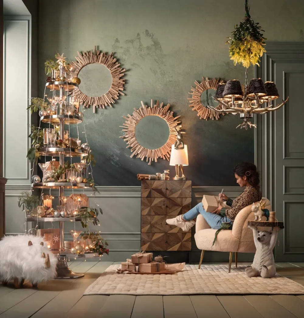 KARE Design Peilit*Legno Peili Ø82cm