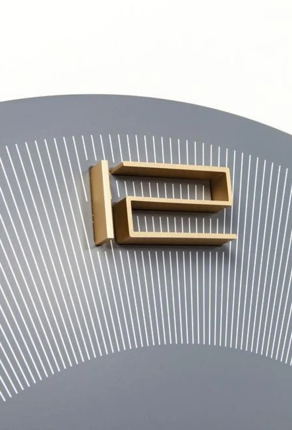 KARE Design Kellot*Leonardo Seinäkello Harmaa/kulta Ø49cm