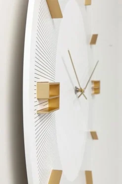 KARE Design Kellot*Leonardo Seinäkello Valkoinen Ø49cm